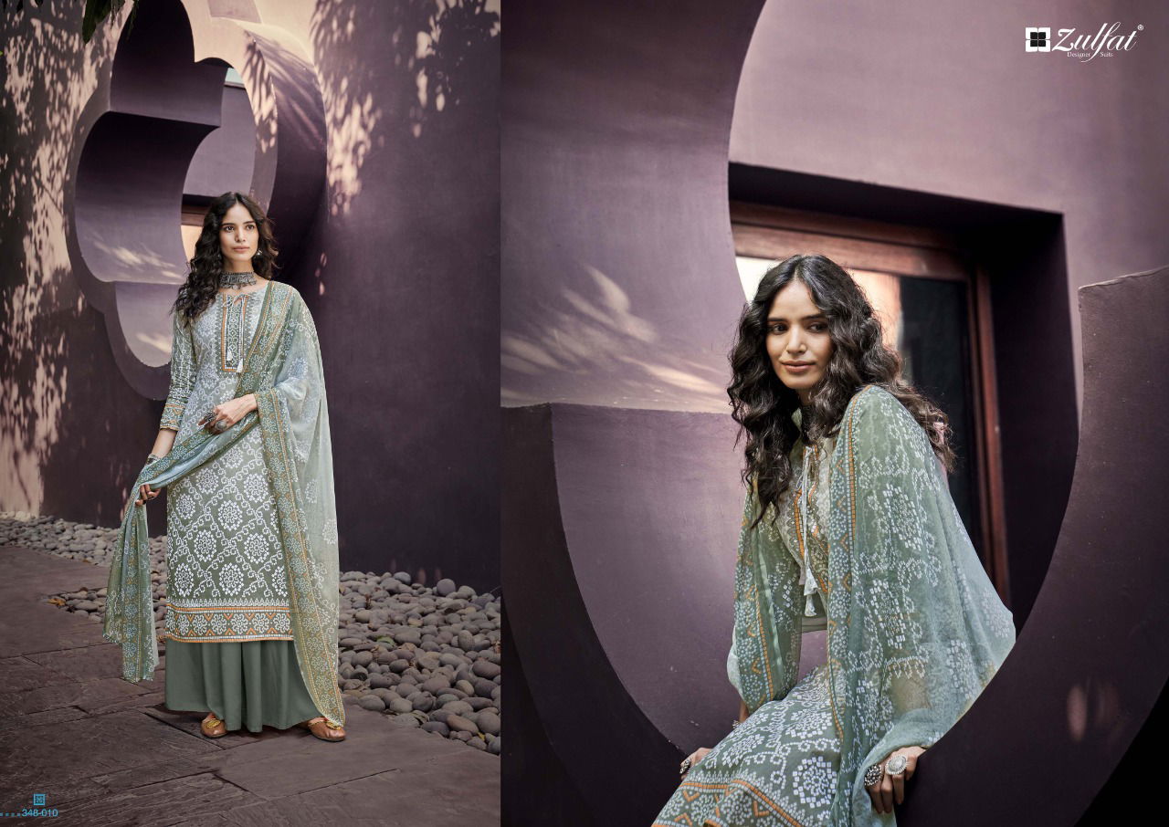 Zulfat Summer Queen Latest Fancy Designer Festive Wear Pure Cotton Digital Printed Dress Material 